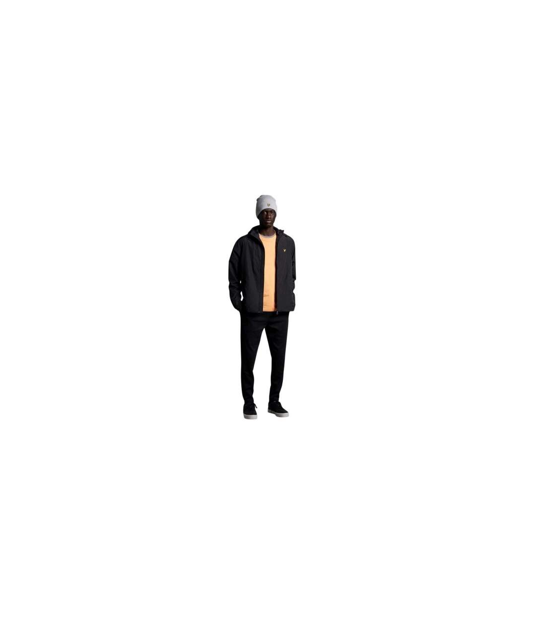 Veste Unie À Capuche Homme Noir Lyle & Scott-1