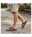 OZABI Sandales homme croisées confort scratch été-2