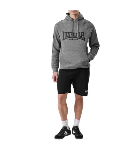 Mens Jersey Lounge Shorts Black Lonsdale