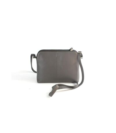 Eastern Counties Leather Terri Leather Purse (Dark Grey) (One Size) - UTEL443