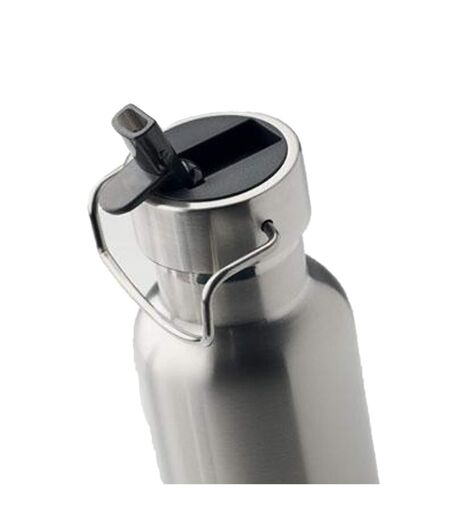 Bouteille riflow taille unique argent mat MidOcean