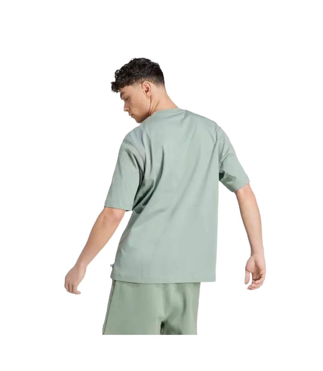 Unisex Adult Lounge T-shirt Green Adidas-2