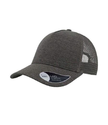 Casquette Trucker Rapper Adulte Gris Foncé Atlantis