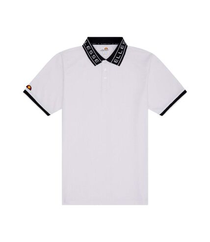 Ellesse Mens Algari Polo Shirt (White) - UTCS1996