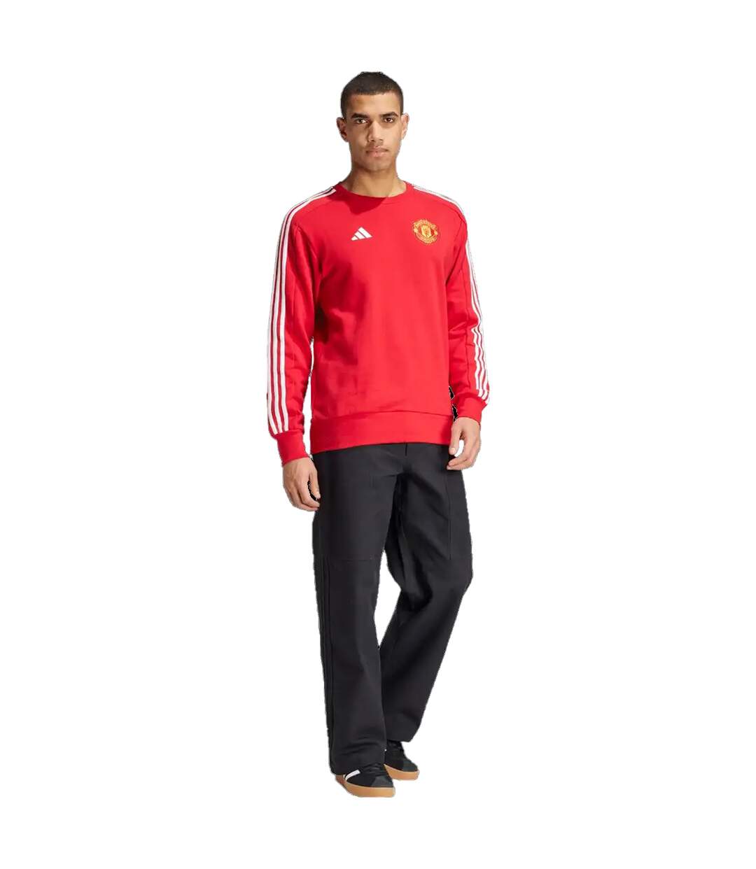Sweat Style Manchester United Fc Dna Homme Rouge Adidas-4