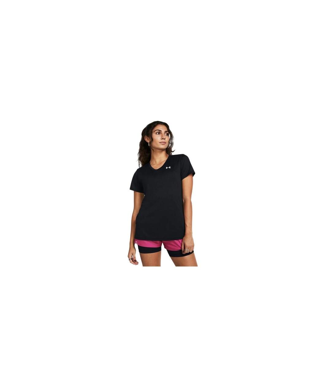 T-shirt Femme Noir Under Armour-1