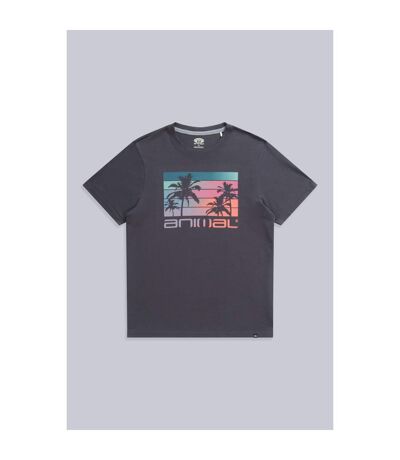 Animal Mens Classico Wave Natural T-Shirt (Charcoal) - UTMW320