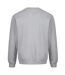 Mens Fleece Crew Neck Sweatshirt Light Grey Iron Mountain-2