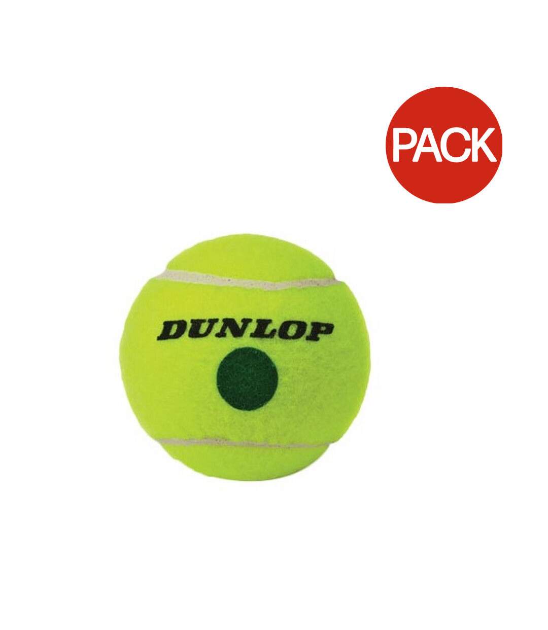 Pack of 6  Mini tennis balls 0 one size green Dunlop-1