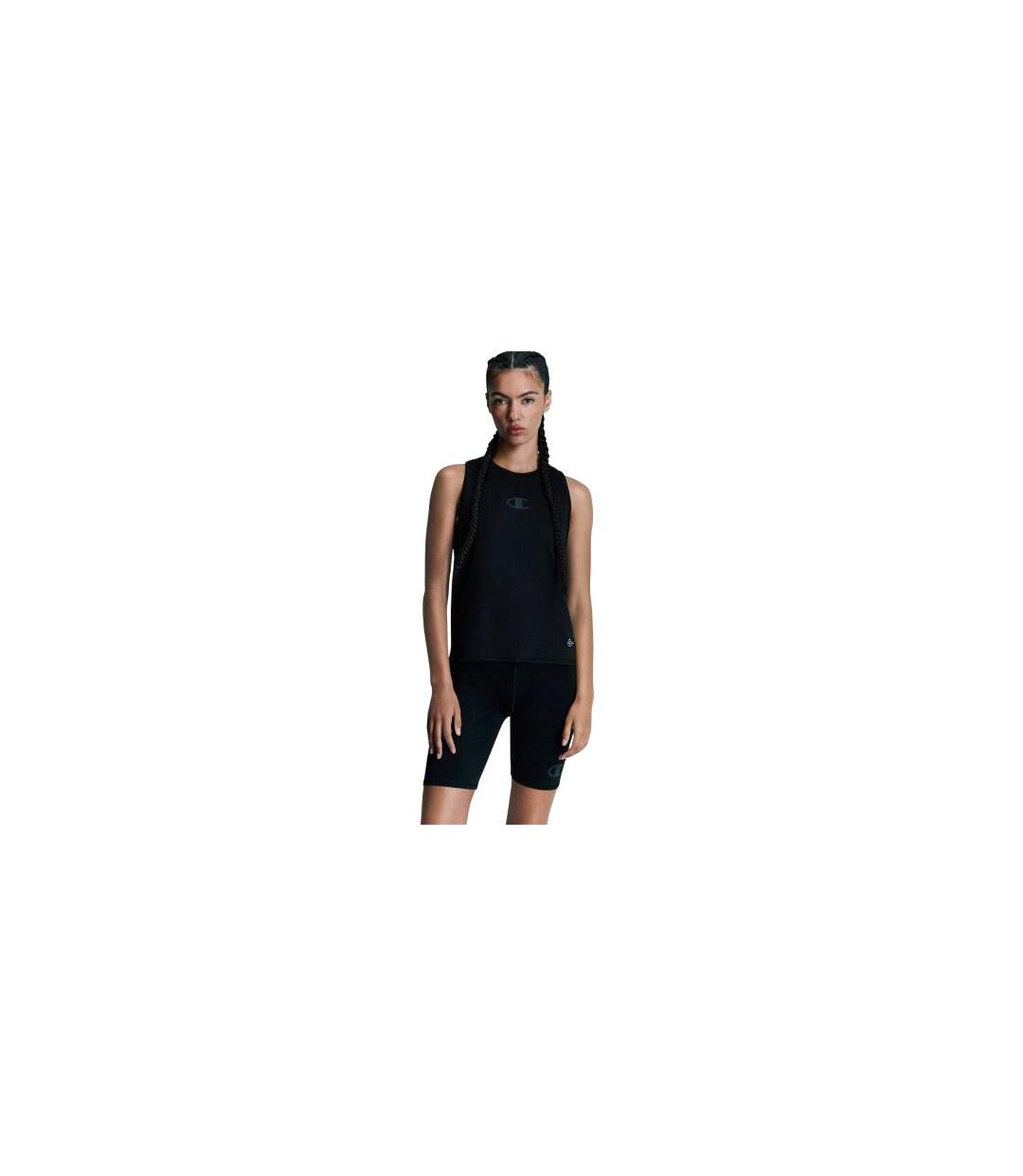 Haut Sans Manches Femme Noir Champion-1