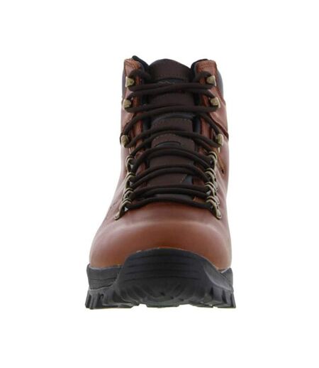 Johnscliffe Mens Canyon Leather Superlight Hiking Boots (Conker Brown) - UTDF552
