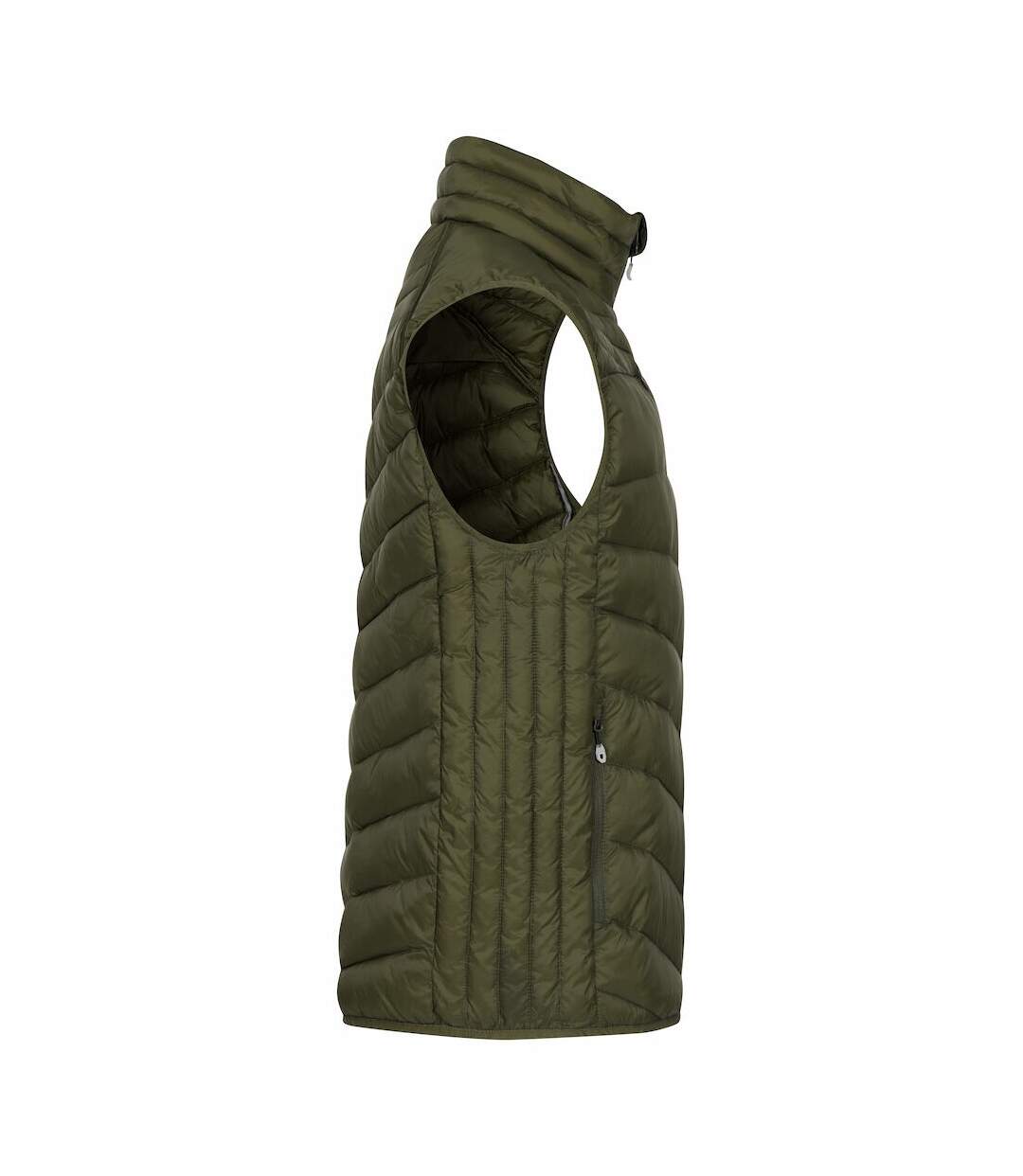 Veste Sans Manches Idaho Homme Vert Kaki Clique-4