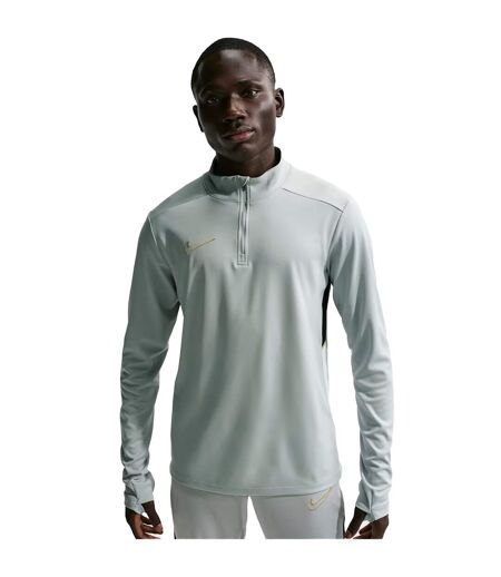 Mens Academy Drill Top Grey Gold Nike