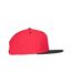 Classic Two Tone Cap Red Black Flexfit-4