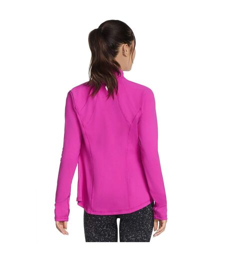 Womens/ladies Gowalk Jacket Pink Purple Skechers