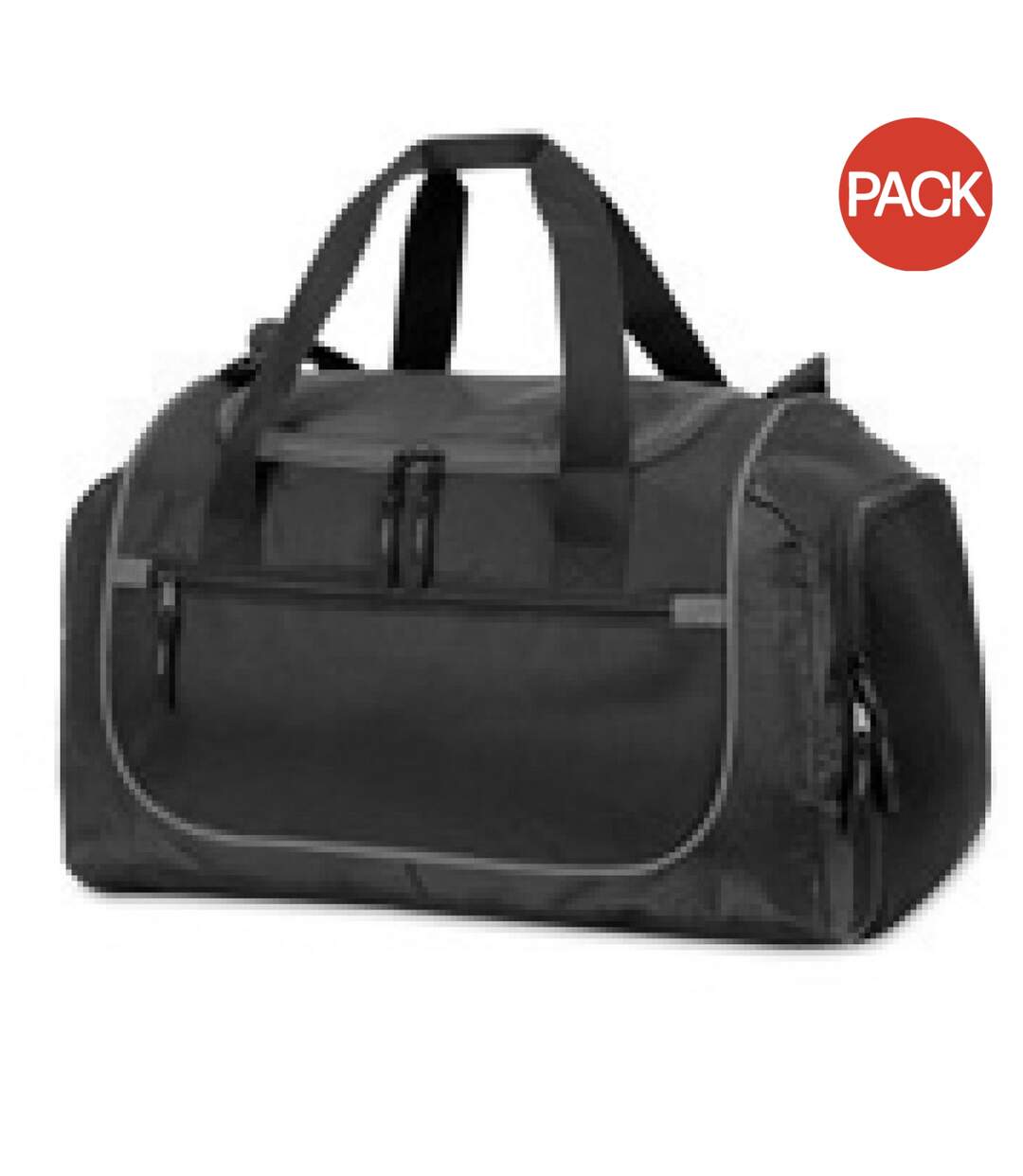 Lot de 2  Piraeus sac de voyage taille unique noir/gris clair Shugon-1