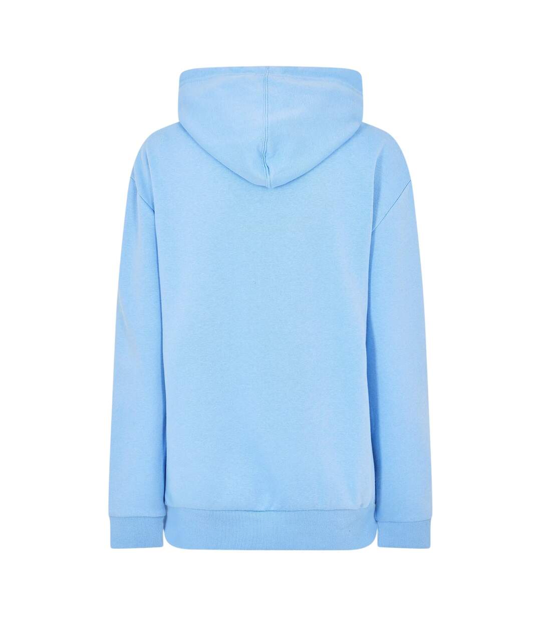 Womens/ladies Scarlett Lettering Regular Hoodie Vista Blue Ecko-2