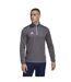 Mens Logo Polyester Track Top Grey Adidas-4