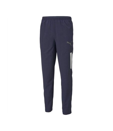 Mens Teamliga Sideline Tracksuit Bottoms Peacoat Black White Puma