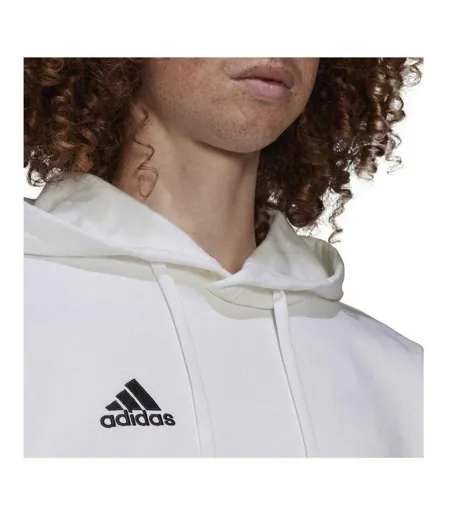 Sweat À Capuche Manches Longues Ent22 Homme Blanc Noir Adidas