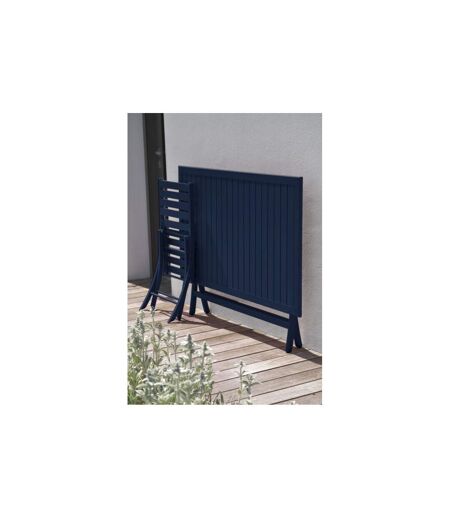 Table de Jardin Pliante Marius 140cm Bleu Marine