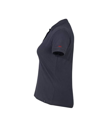 Womens/ladies Crossover Samos Polo Shirt Dark Navy Mascot