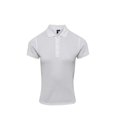 Premier Womens/Ladies Coolchecker Plus Polo Shirt (White) - UTPC6467