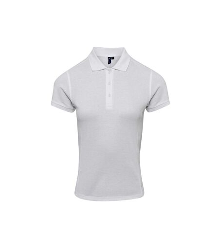 Premier Womens/Ladies Coolchecker Plus Polo Shirt (White)