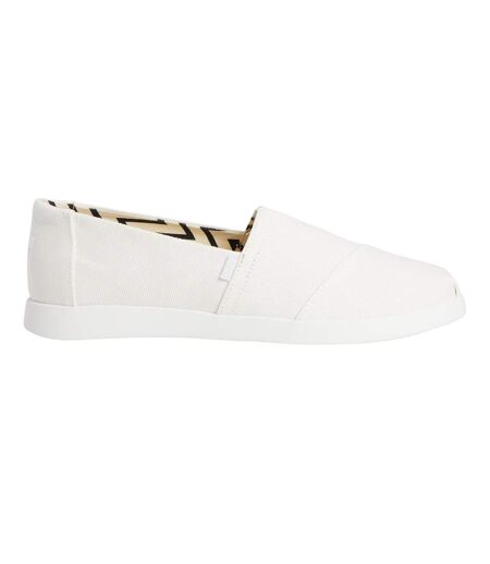 Womens/ladies Alpargata Plus Shoes White Toms