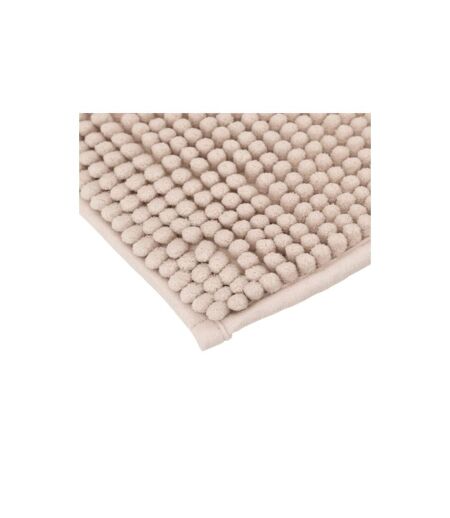 Tapis de Salle de Bain Chenille 50x80cm Beige