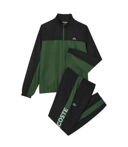 Mens Printed Tennis Tracksuit Set Green Lacoste