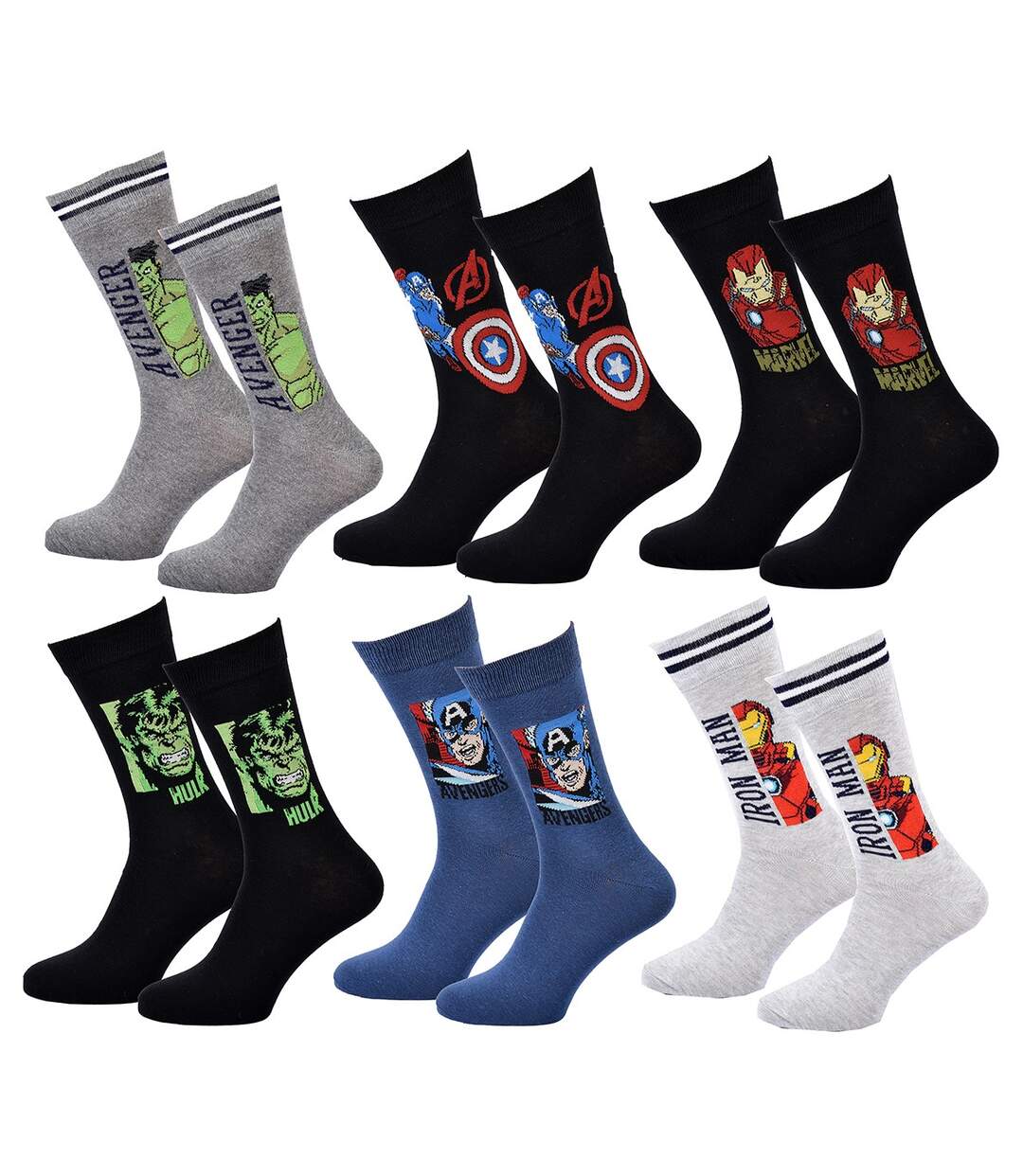 Chaussettes Pack Cadeaux Homme LICENCE Pack 6 Paires AVEN24