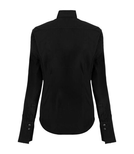 Chemise femme STRETCH ML Noir