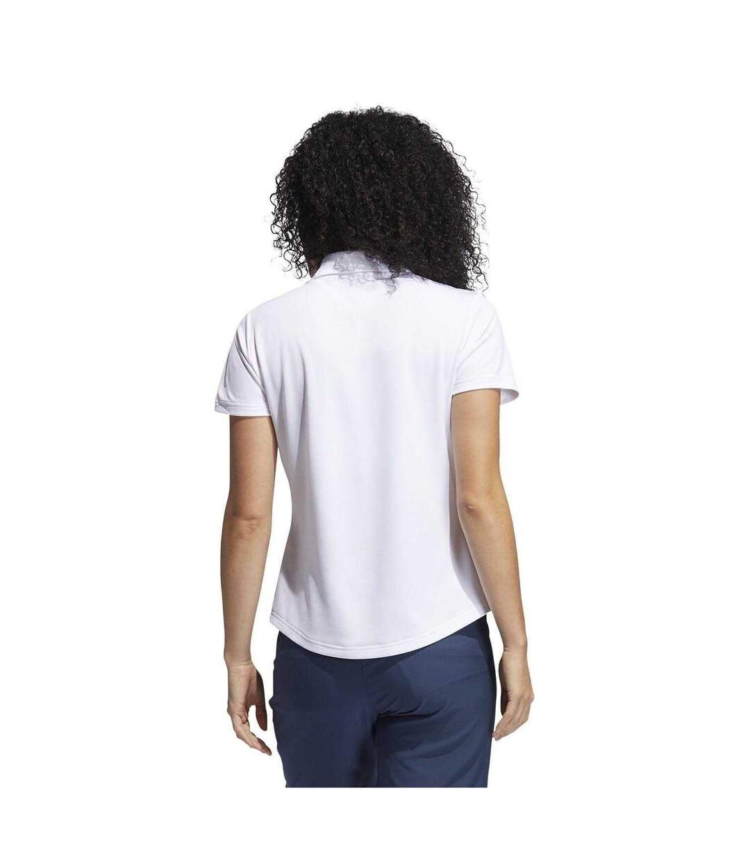 Polo Golf Performance Femme Blanc Adidas-2
