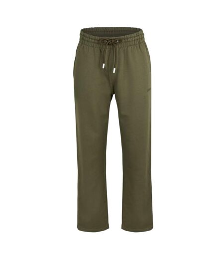 Mens Arrow Logo Straight Sweatpants Moss Black Off-White