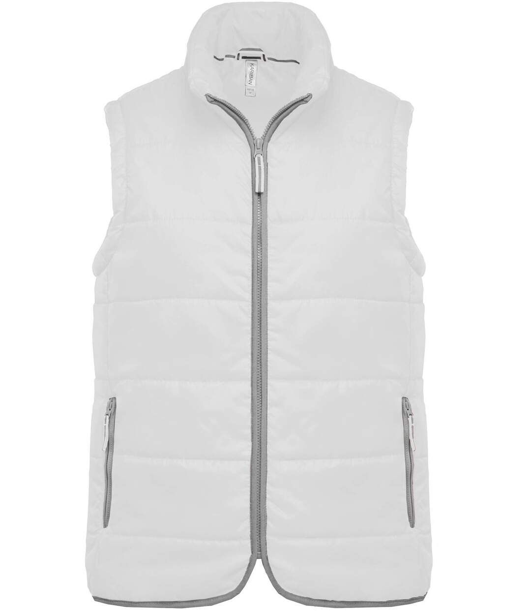 Doudoune sans manches - K6116 - blanc - bodywarmer matelassé-2