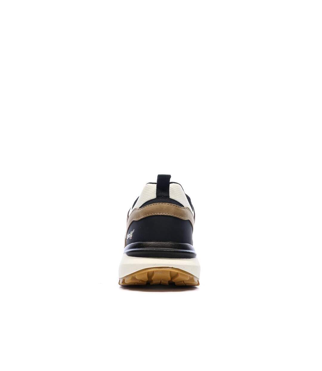 Baskets beige/bordeaux/moutarde homme schott heck-3