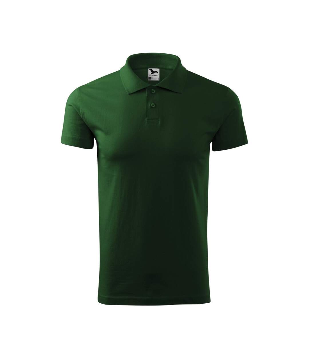 Polo Homme Vert Foncé Malfini-1