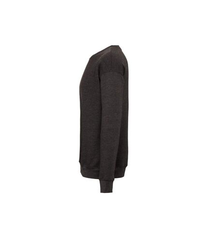 Bella + Canvas Unisex Adult Fleece Drop Shoulder Sweatshirt (Dark Grey Heather) - UTRW7841