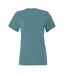 T-shirt femme bleu sarcelle foncé Bella + Canvas