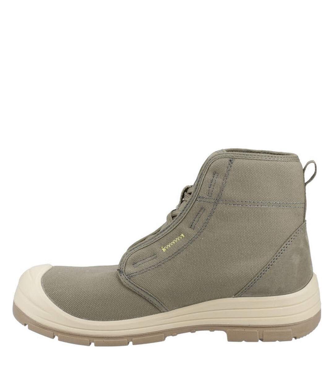 Bottines de sécurité ecodesert s1p homme vert kaki Safety Jogger-2