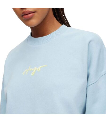 Sweat Delive Femme Bleu Clair Hugo