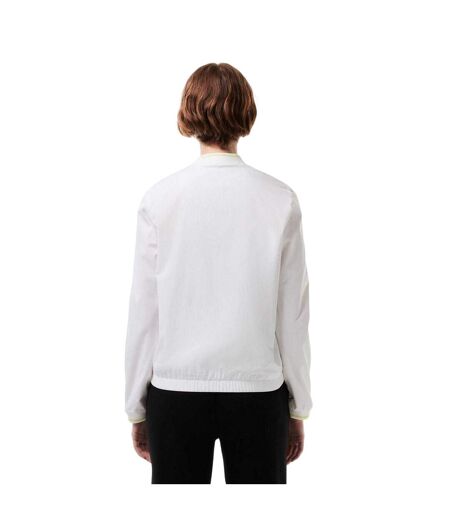 Haut Motif/style Lettrage Femme Blanc Lacoste
