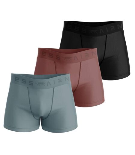 AIRNESS Lot de 3 boxers homme en coton Predator Airness