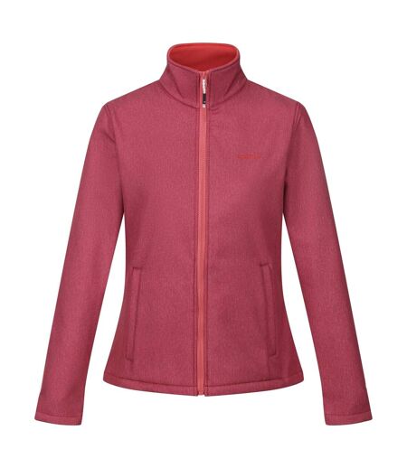 Regatta Womens/Ladies Connie V Softshell Walking Jacket (Rumba Red/Mineral Red) - UTRG5975
