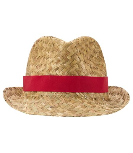 Chapeau d´été pricus adulte naturel / rouge Floso