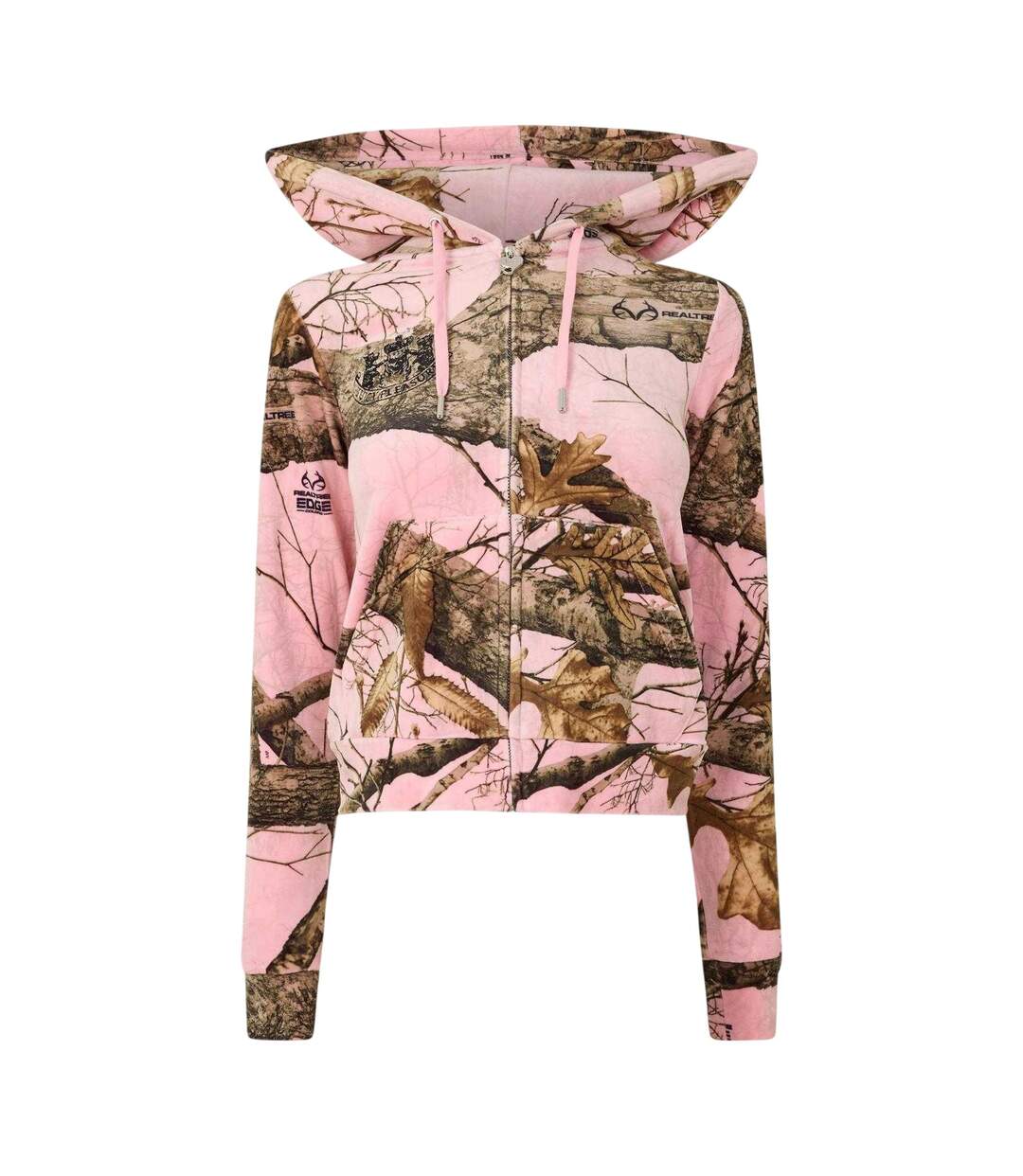 Sweat-shirt À Capuche Zippé Imprimé Femme Pleasures-2