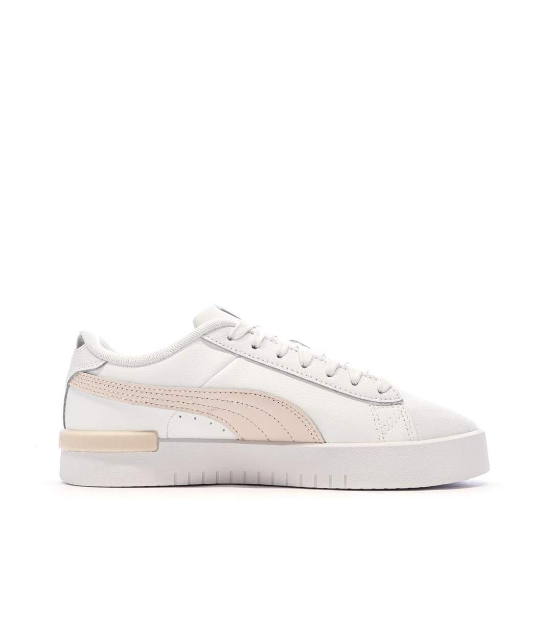 Baskets blanches/roses femme puma jada renew-2