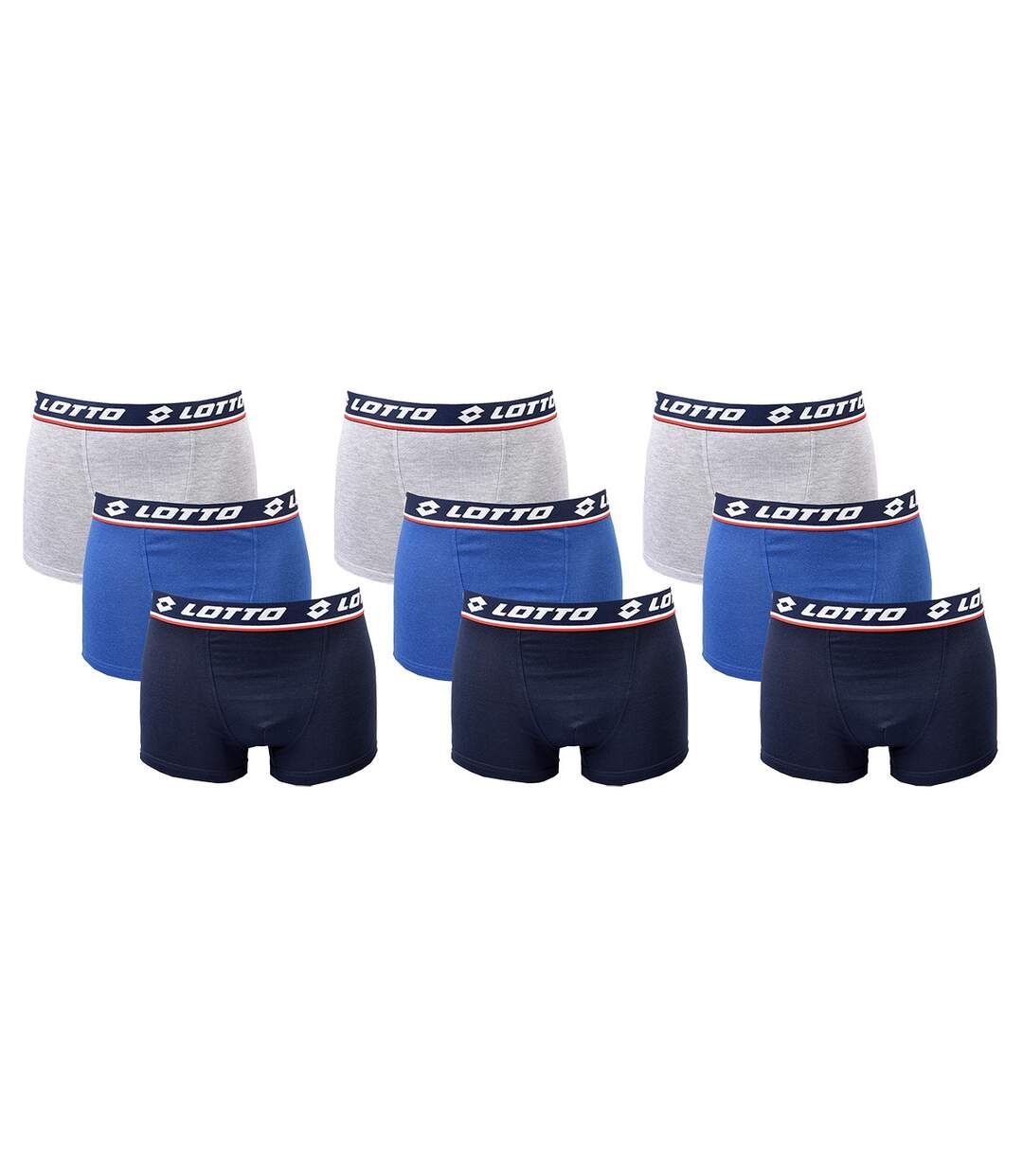 Boxer homme LOTTO Pack de 9 Boxers 1260-2