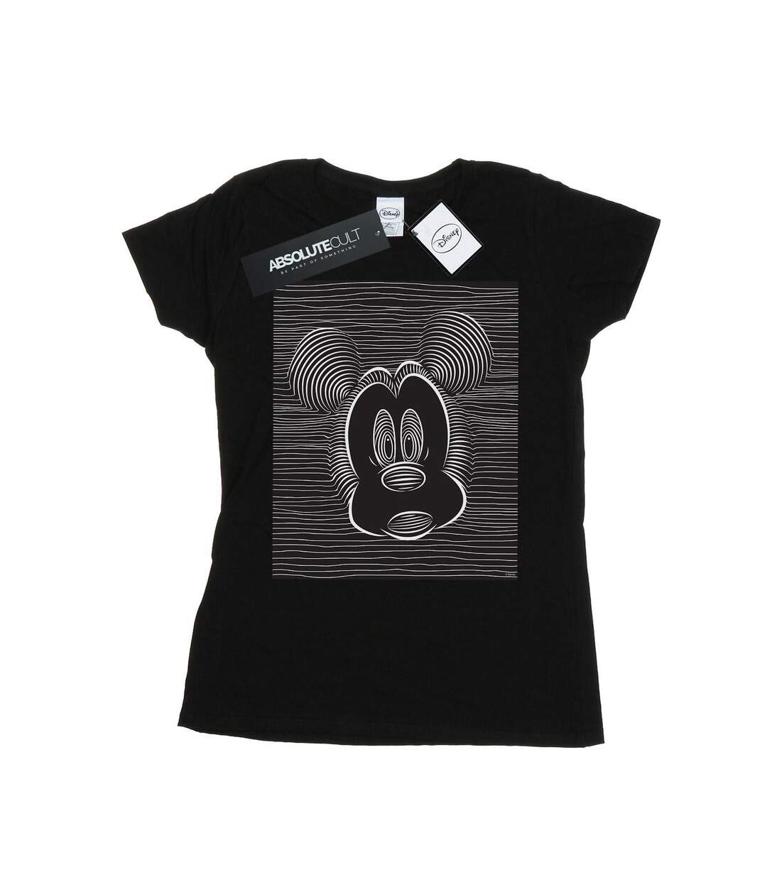 Disney T-Shirt coton yeux magiques Mickey Mouse Femme/Ladies (Noir) - UTBI31846-1